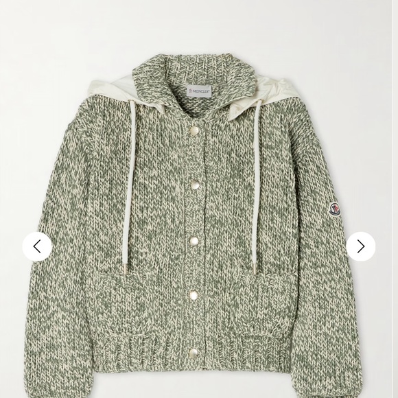Moncler Jackets & Blazers - Green cardigan at a very good price